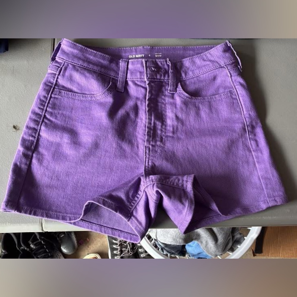 Old Navy Vibrant Purple Women's Jean Shorts